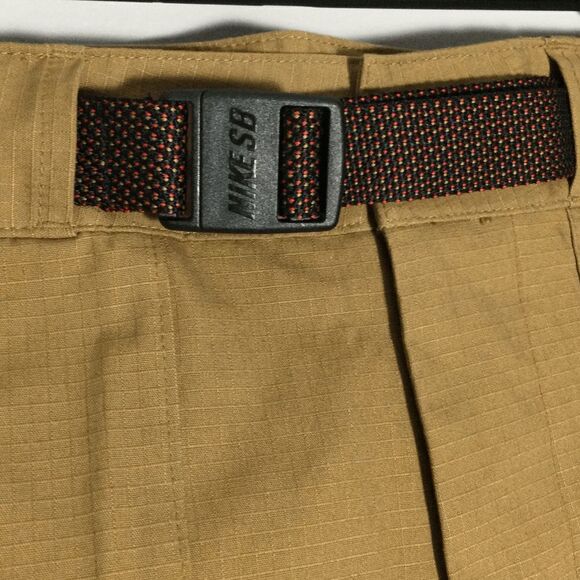 Nike SB Ripstop Belted Tan Shorts Skateboarding DA3132-216 Men's Size 32 - Picture 3 of 4